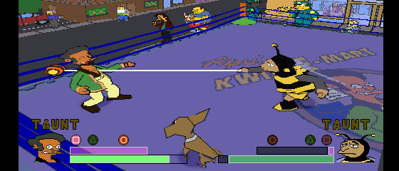 Simpsons wrestling playstation