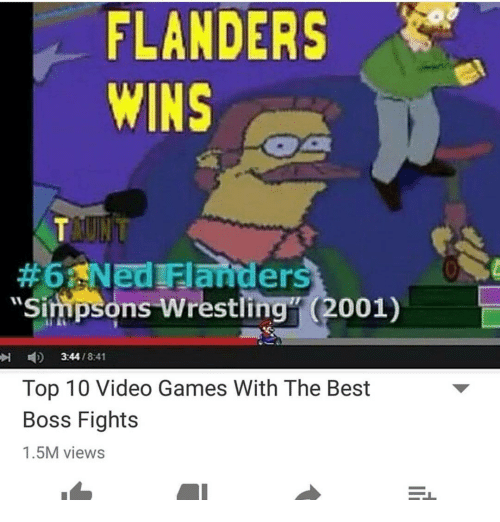 Simpsons wrestling memes