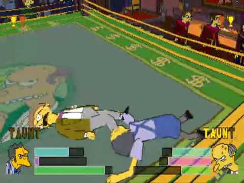 The Simpsons Wrestling Smithers